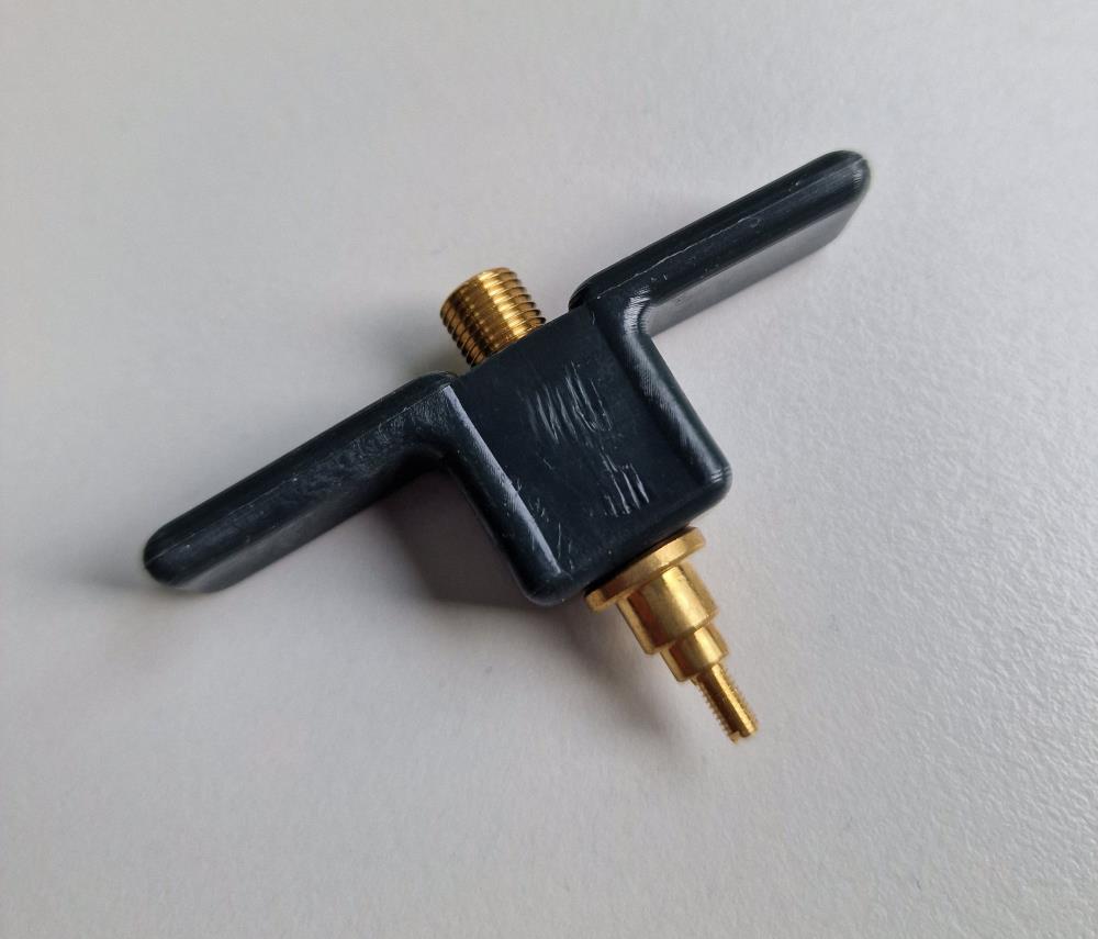 Adapter zum Aufpumpen von Fendern mit Fahrradpumpe Autopumpe