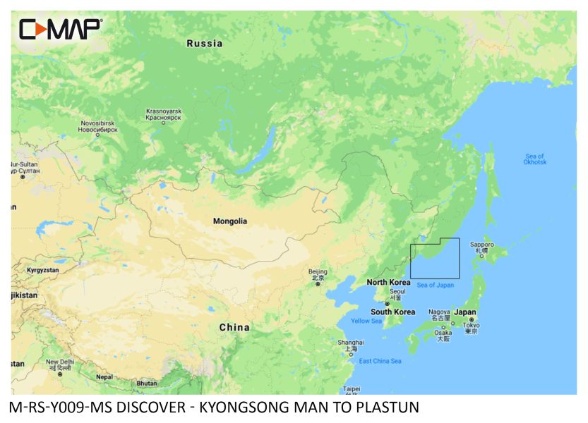 C-MAP DISCOVER - Kyongsong Man to Plastun - µSD/SD-Karte