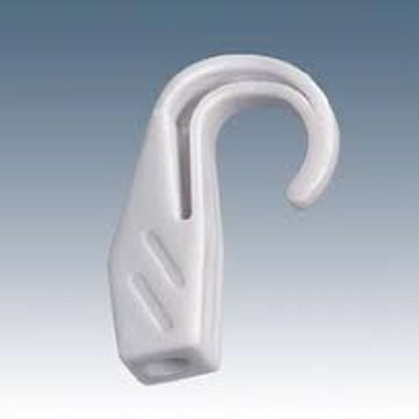 SEILFLECHTER - Nylon Haken offen, für 6 + 8 mm, weiß