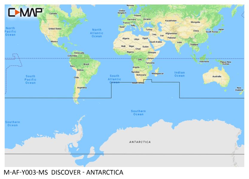 C-MAP DISCOVER - Antarctica - µSD/SD-Karte