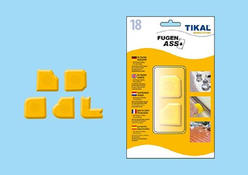 TIKAL - Fugen Ass, Pack mit 5 FA je Set, gelb, Pack 5 Stk