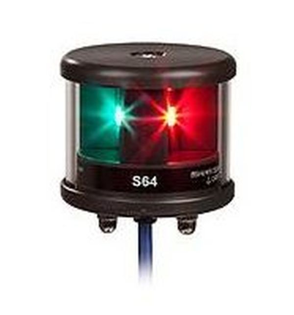 K2W - Navi-Licht S64 Standard, Seglerlaterne 3-farbig, 2 sm
