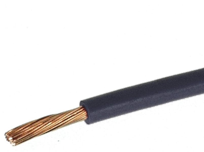 Litze H07V-K 4 qmm schwarz - Kabel