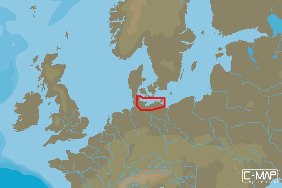 C-MAP - MAX LOCAL - Flensburg to Ruegen - µSD/SD-Karte