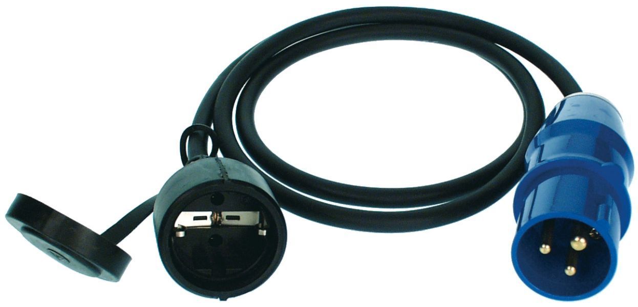 Adapter - CEE-Stecker auf Schuko-Kupplung