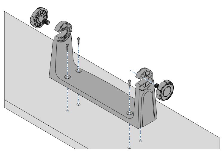 RAYMARINE - R70532, AXIOM 12 Montagebügel Kit