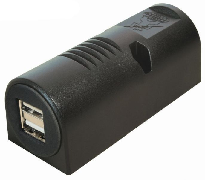 PHILIPPI - Aufbau-Doppel-Ladesteckdose USB 12/24V
