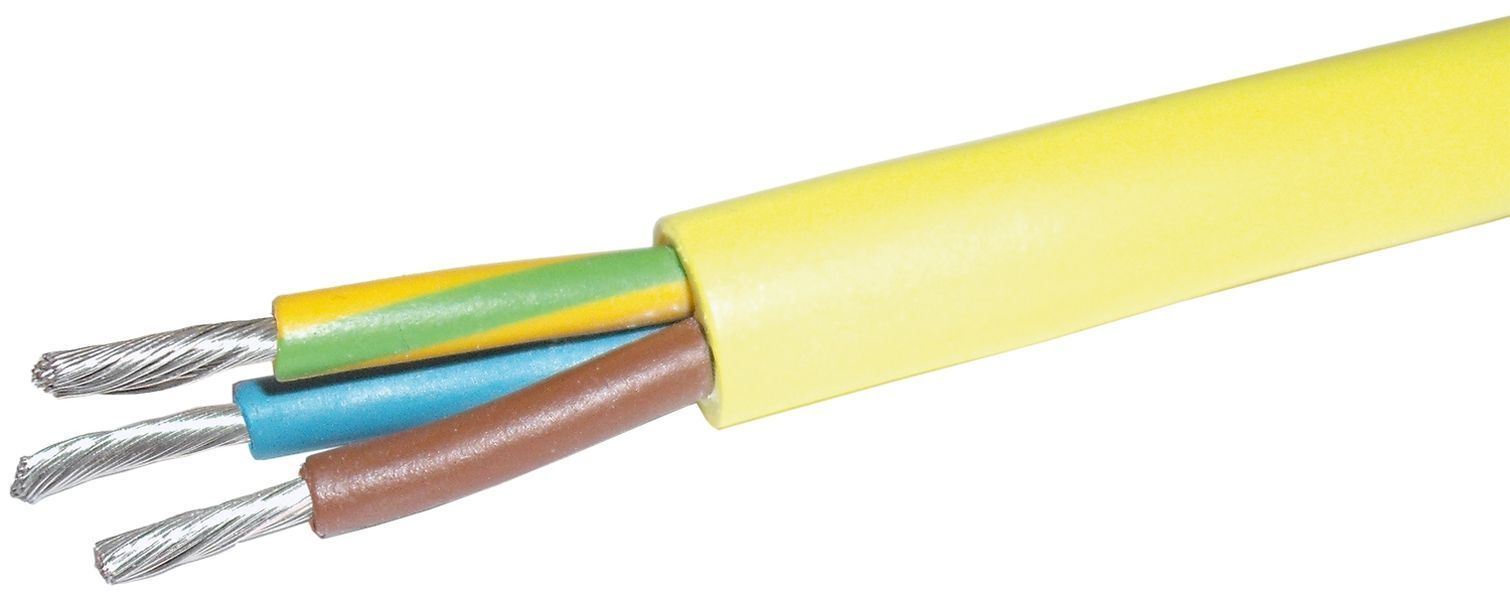 ÖLFLEX - Polyurethan-Mantel gelb, verzinnt - 3 x 1,5 mm²