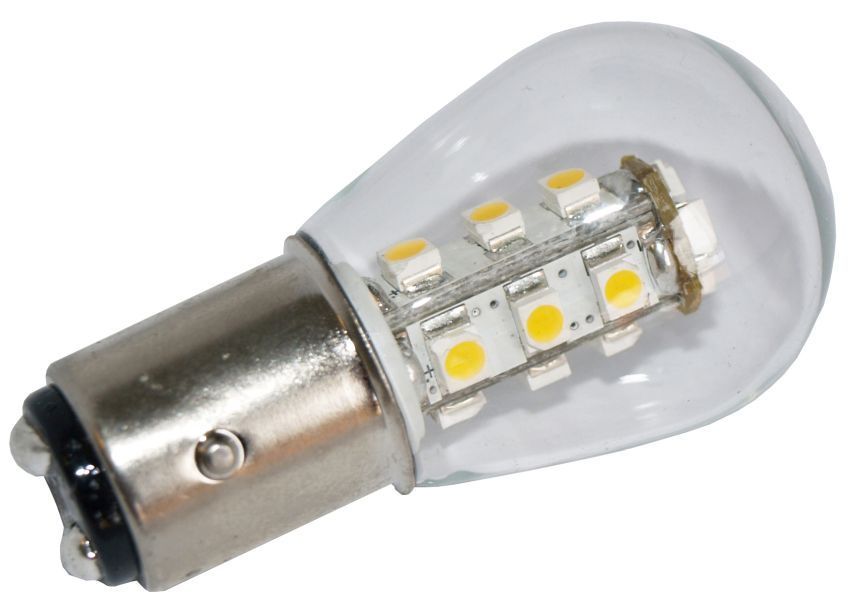 LED-Leuchtmittel mit 15 SMD - BAY15d Sockel