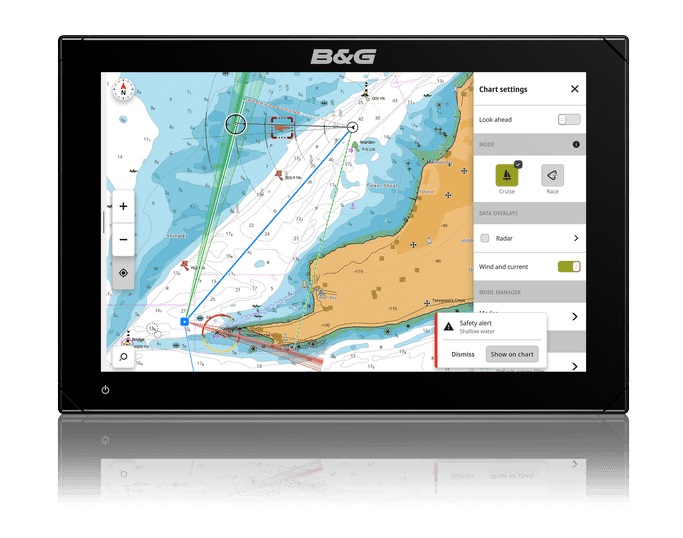 B&G - ZEUS S 12 - Touchscreen - Multifunktionskartenplotter