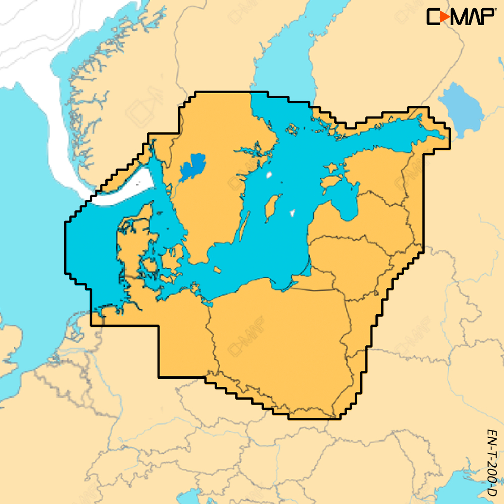 C-MAP DISCOVER X - Skagerak, Kattegatt&Baltic - µSD/SD-Karte