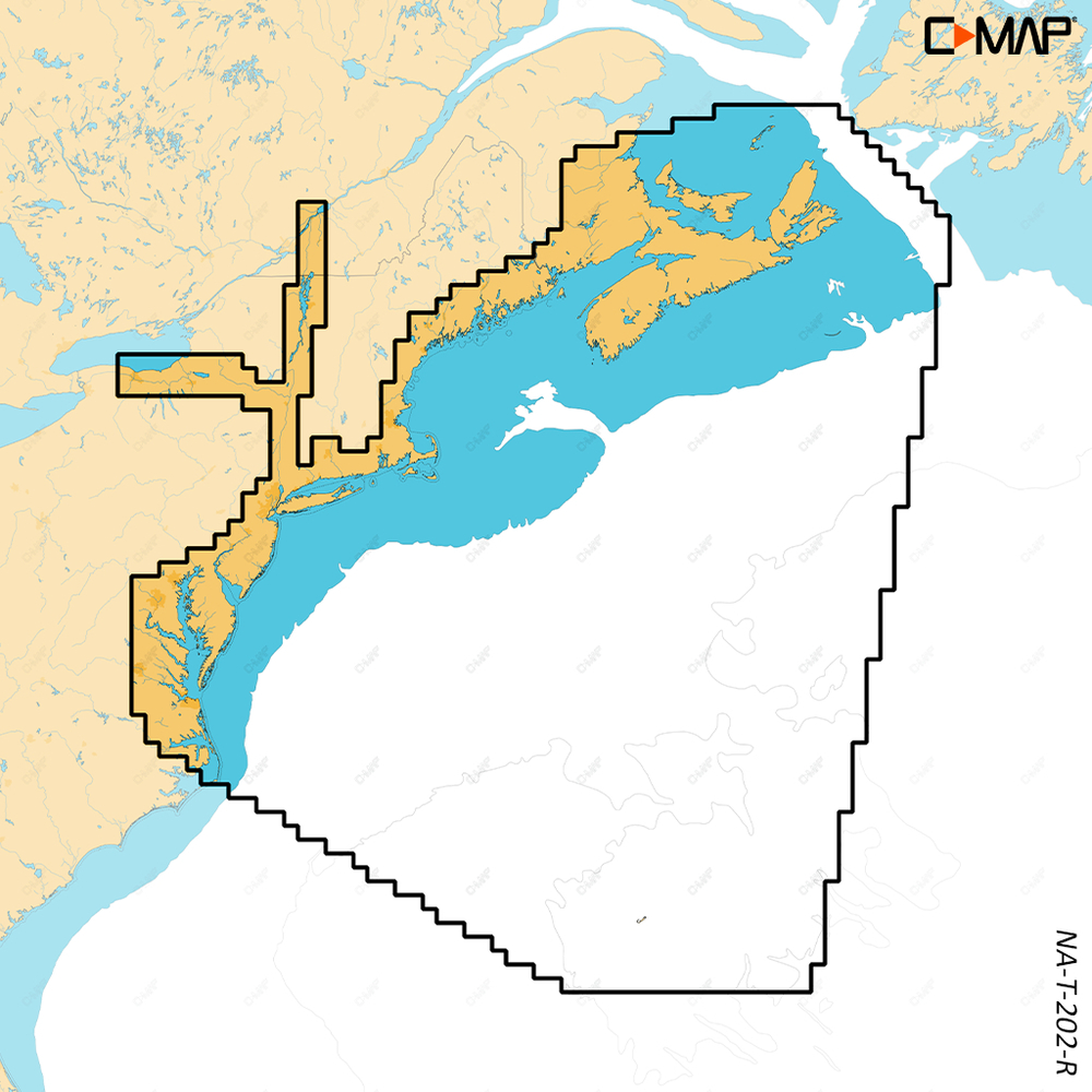 C-MAP REVEAL X - Nova Scotia, Chesapeake Bay - µSD/SD-Karte