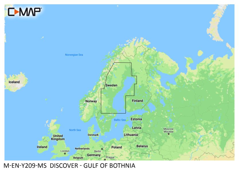 C-MAP DISCOVER - Gulf of Bothnia - µSD/SD-Karte