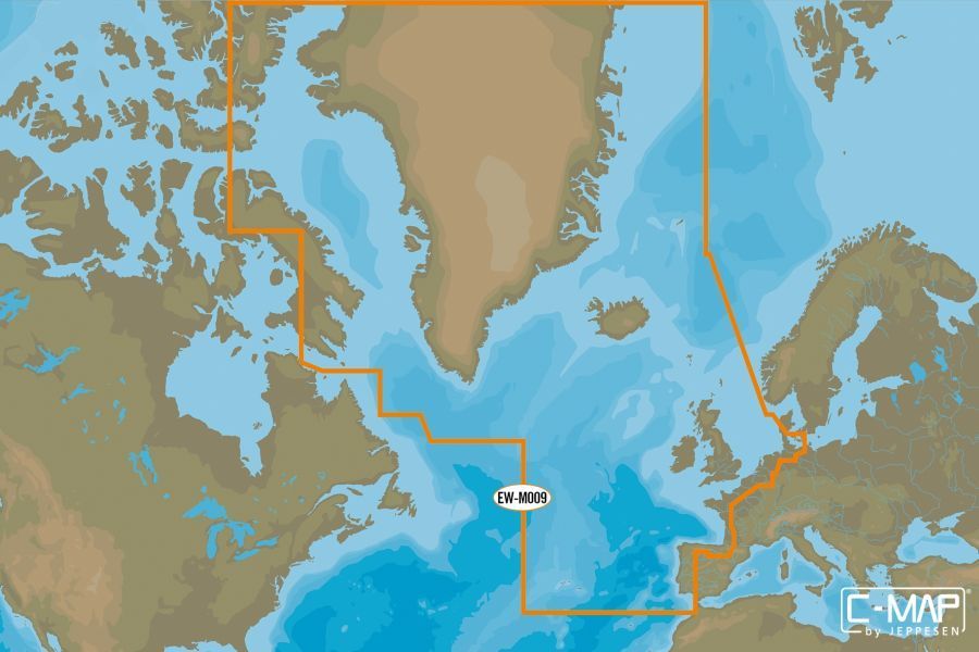 C-MAP - MAX MEGAWIDE - Atlantic European Coasts - µSD/SD
