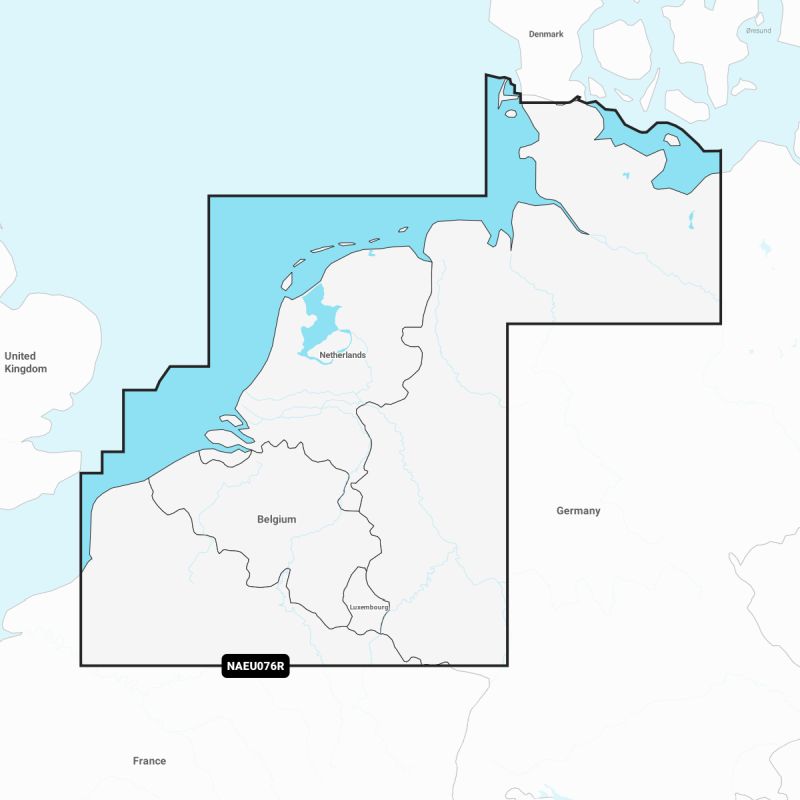 NAVIONICS+ - EU076R - Benelux & Germany, West, MSD