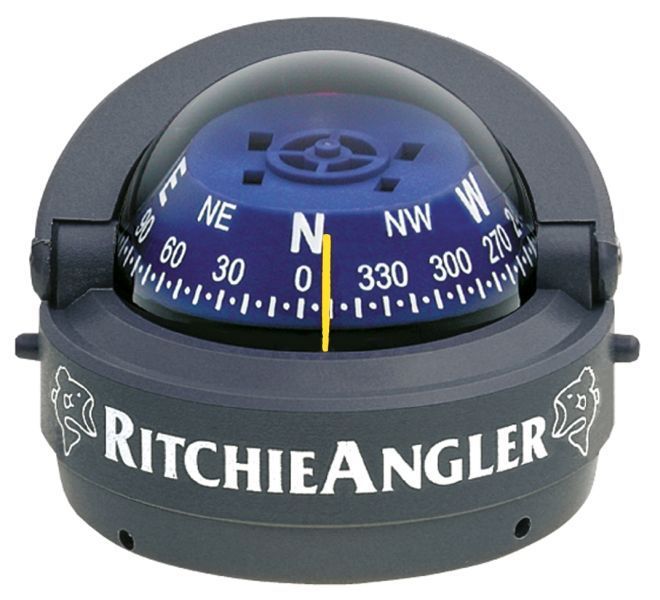 RITCHIE - Kompass ANGLER RA-93  anthrazith Rose blau Aufbaum