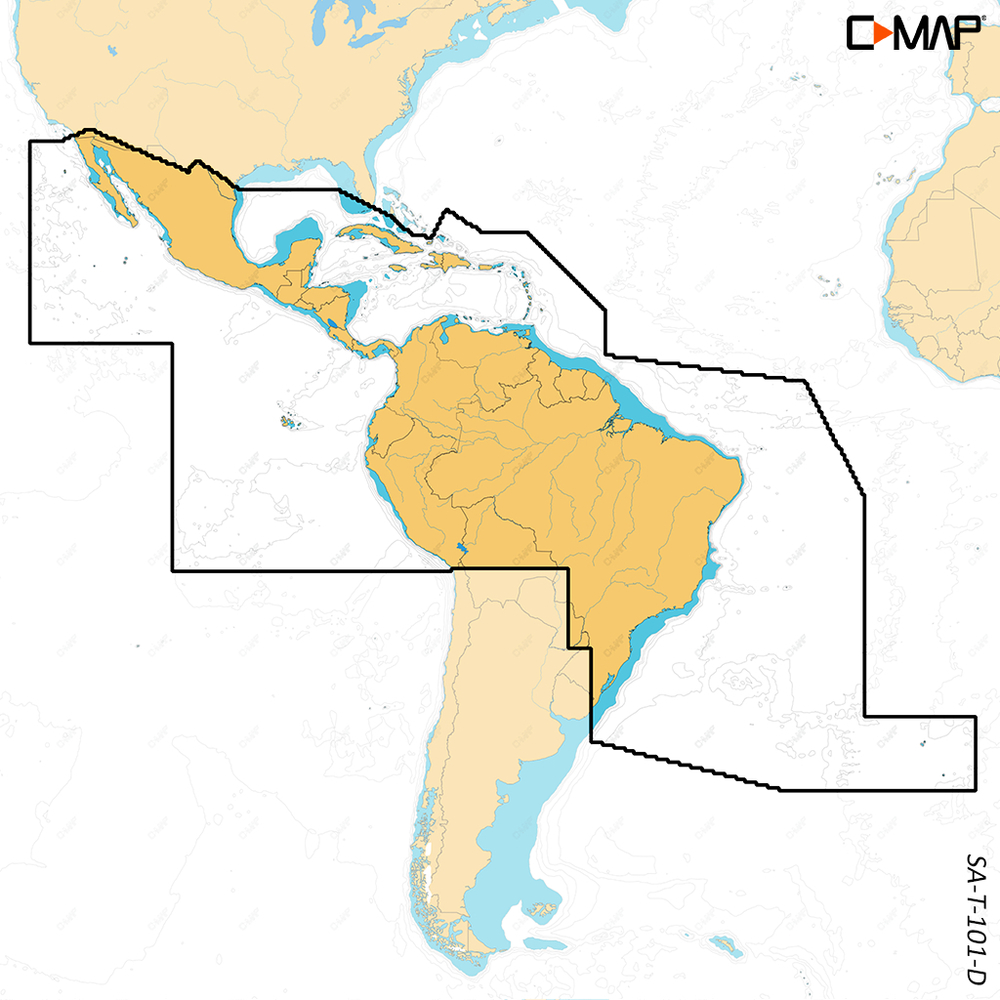 C-MAP DISCOVER X - South America North East - µSD/SD-Karte